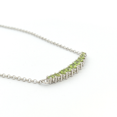 Peridot Necklace - Celestine - boothandbooth