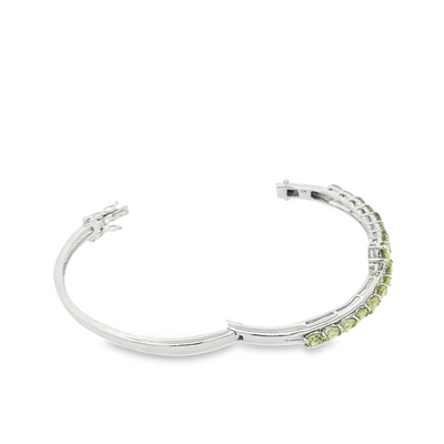 Peridot Bangle - Brie - boothandbooth