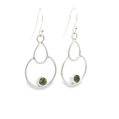 Peridot Earrings - Eliza - boothandbooth