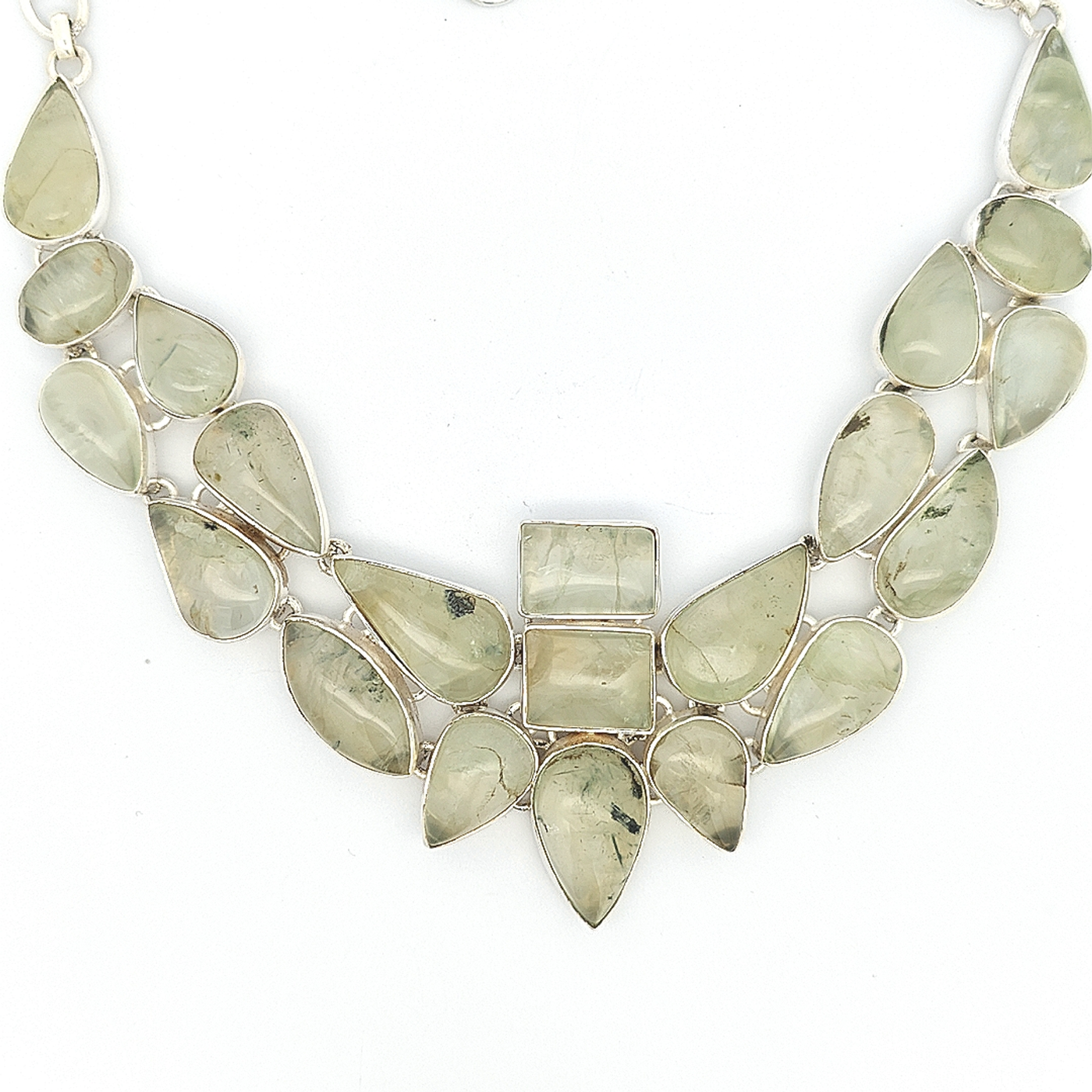 Prehenite Necklace - Gigi - boothandbooth