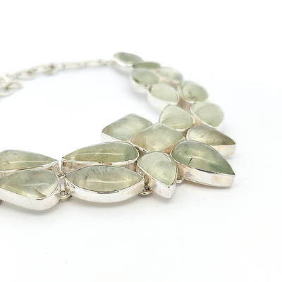 Prehenite Necklace - Gigi - boothandbooth