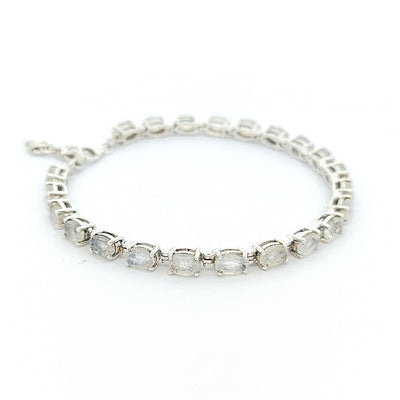 Rainbow Moonstone Bracelet - Eleanor - boothandbooth