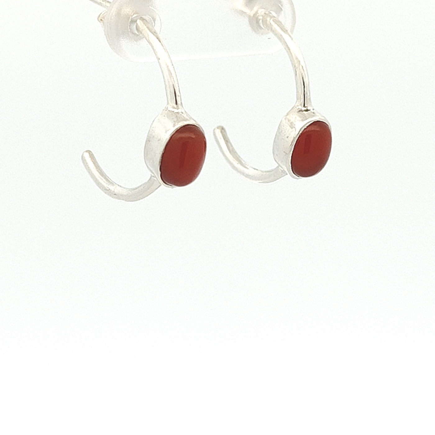 Red Onyx Earrings - Julia - boothandbooth