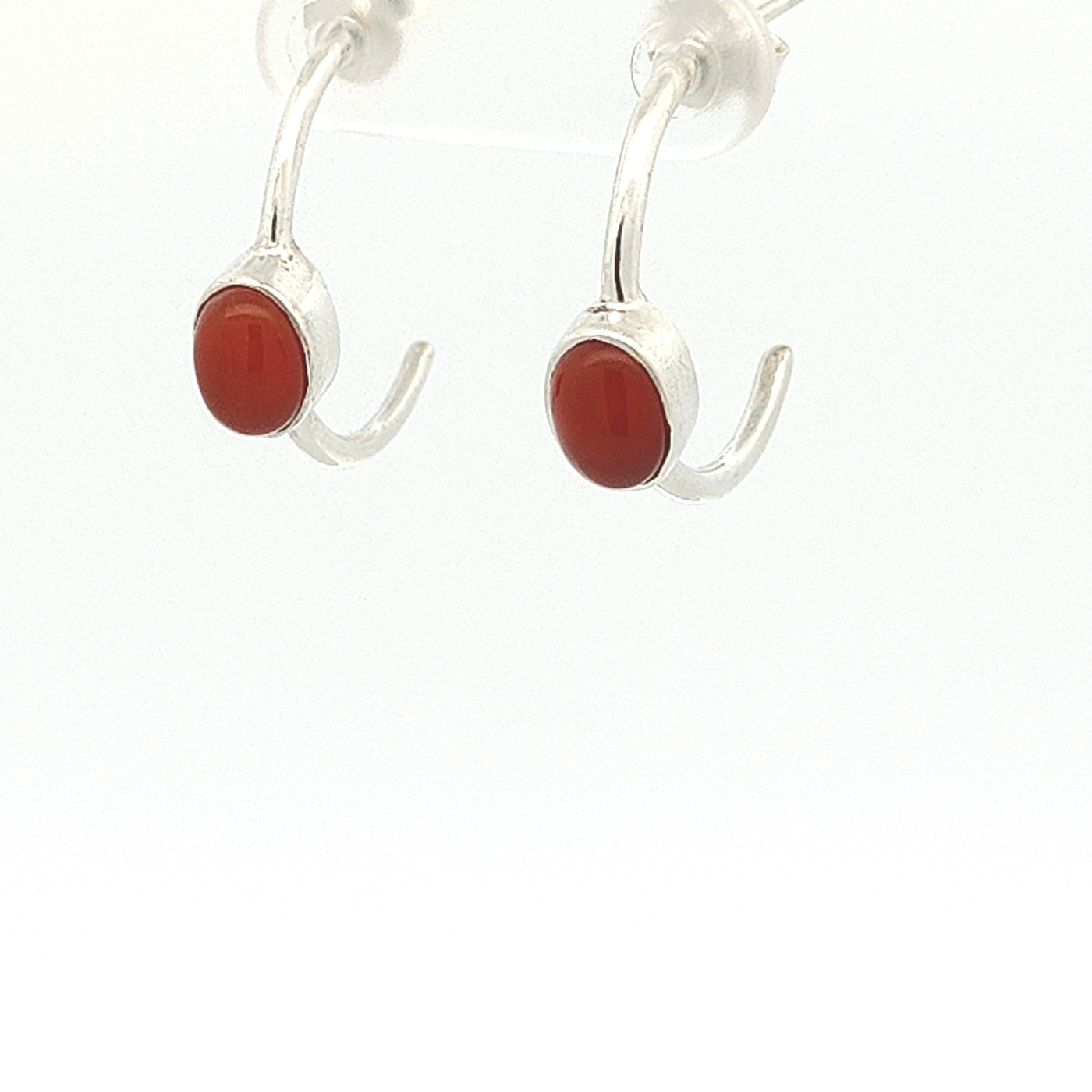 Red Onyx Earrings - Julia - boothandbooth