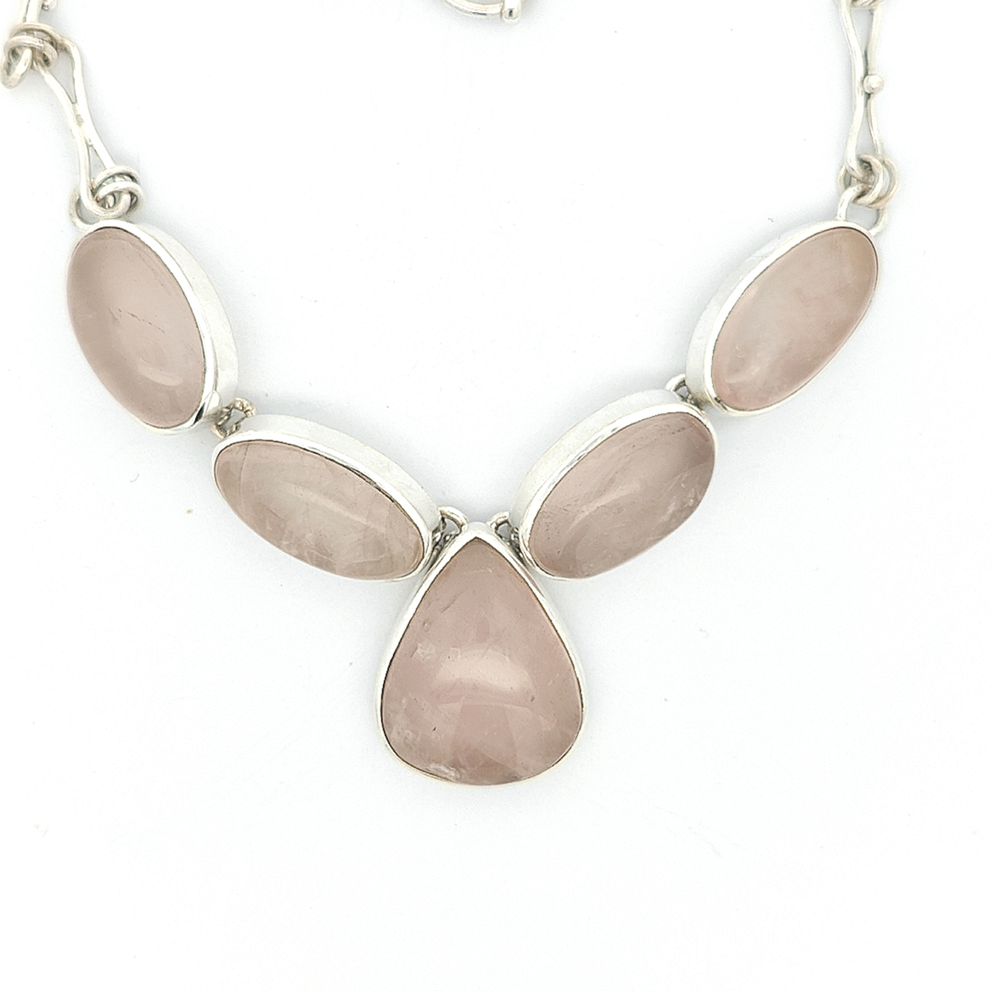 Rose Quartz Necklace - Bella - boothandbooth