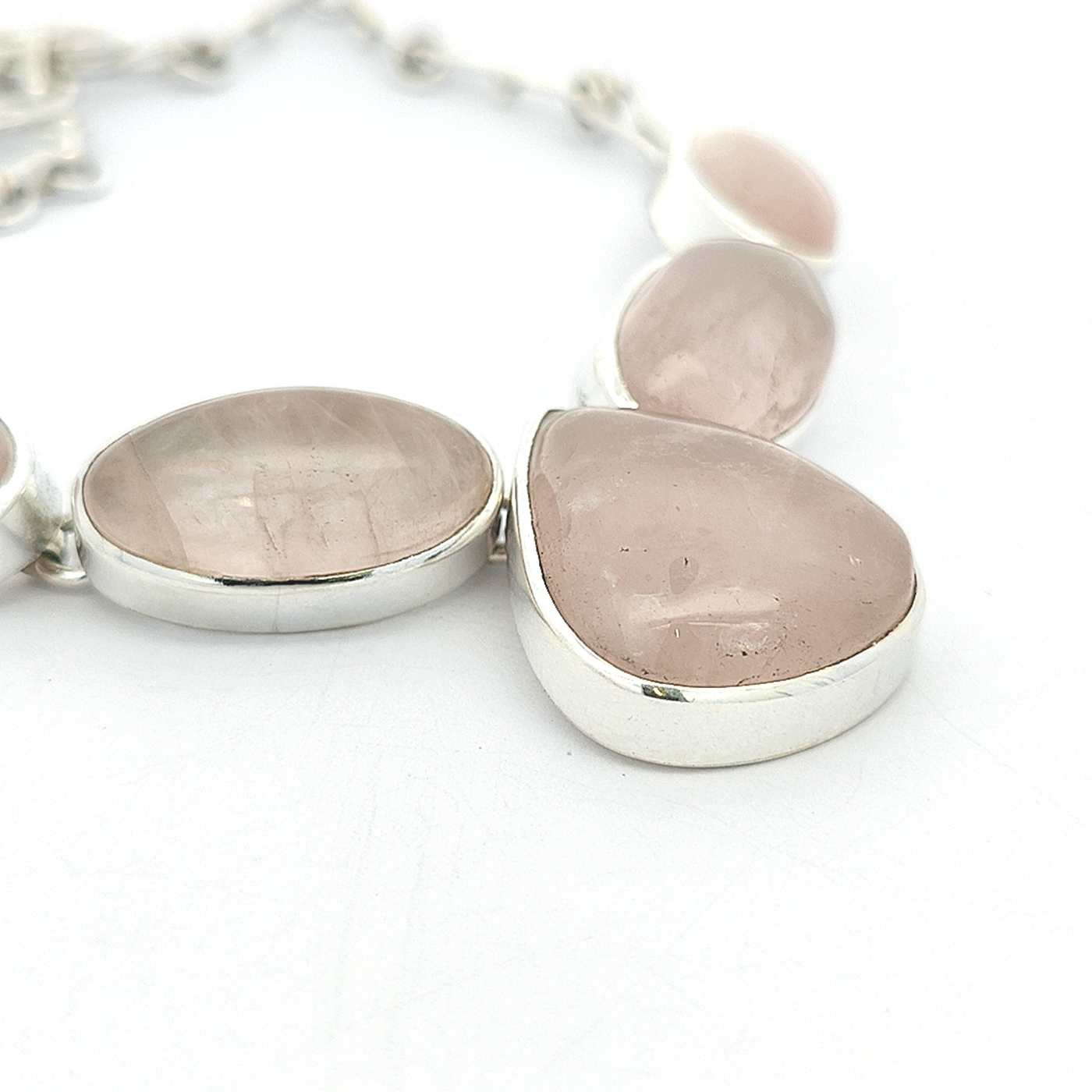 Rose Quartz Necklace - Bella - boothandbooth