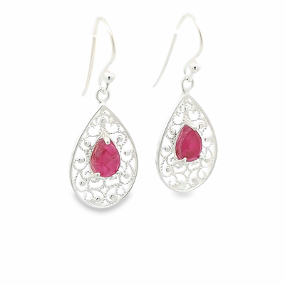 Ruby Earrings Rebecca - boothandbooth