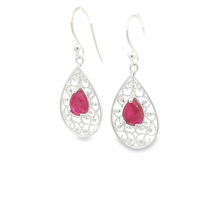 Ruby Earrings Rebecca - boothandbooth