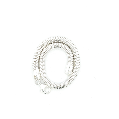 Sterling Silver Snake Bracelet - 5mm - boothandbooth