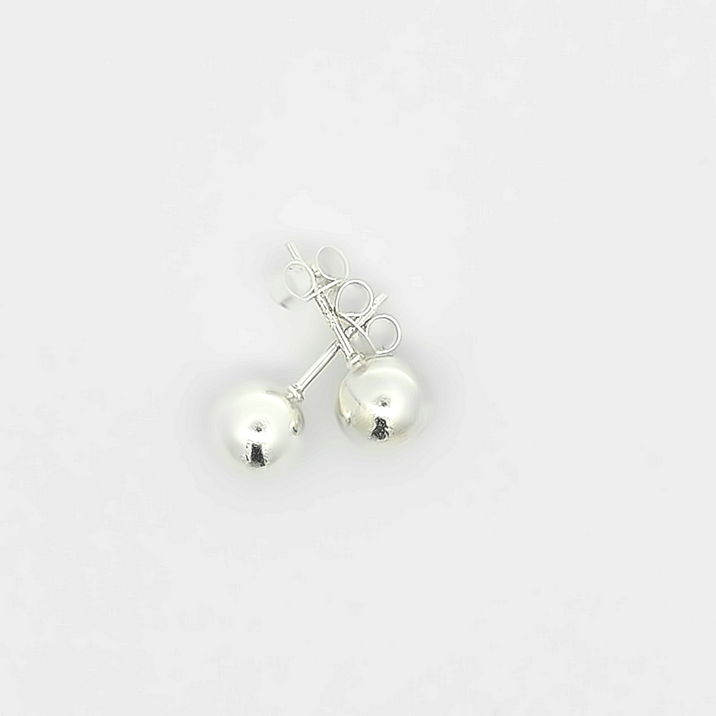 Sterling Silver Ball Stud Earrings - boothandbooth
