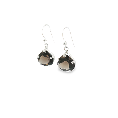 Smokey Quartz Earrings - Cynthia - boothandbooth