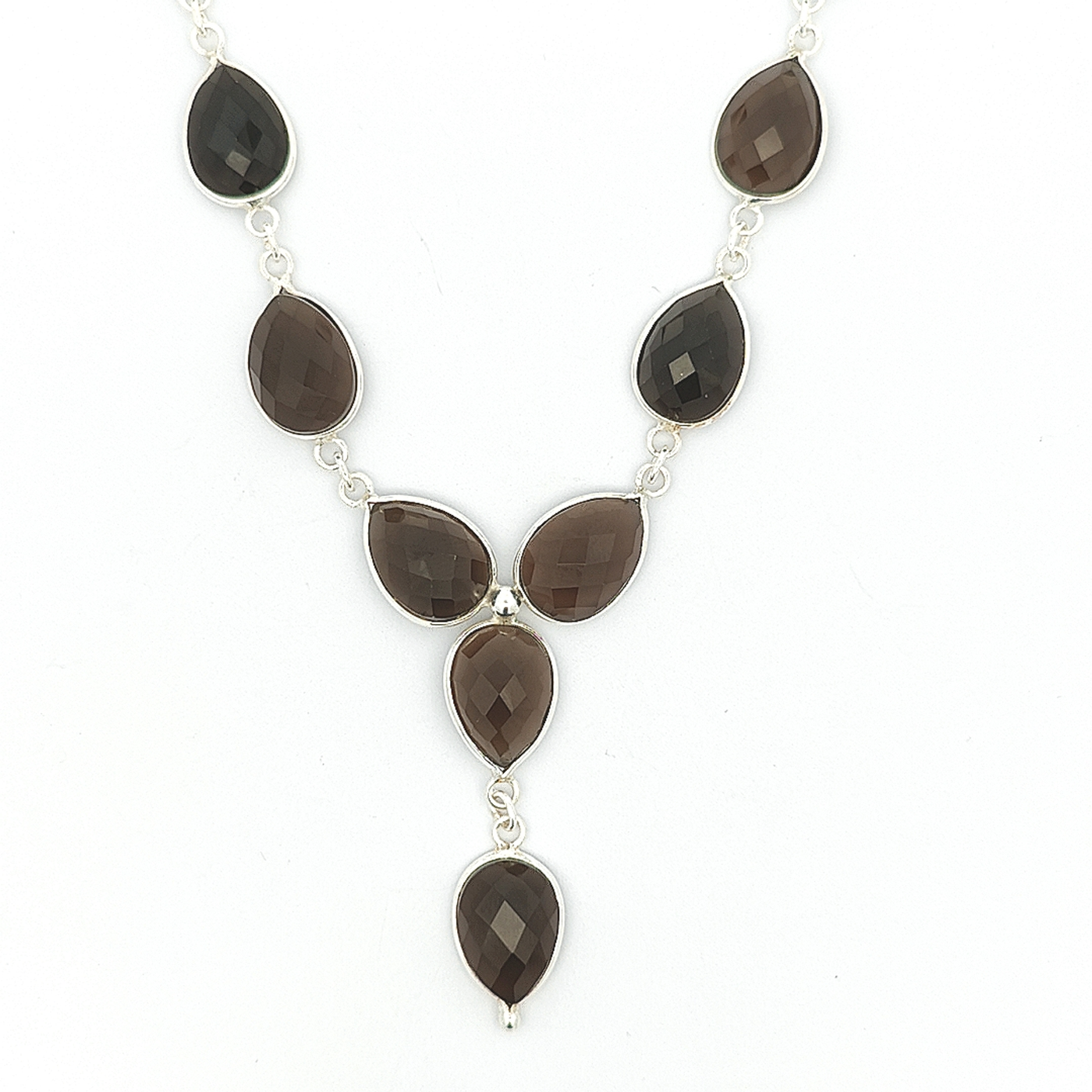 Smokey Quartz Necklace - Suzanne - boothandbooth