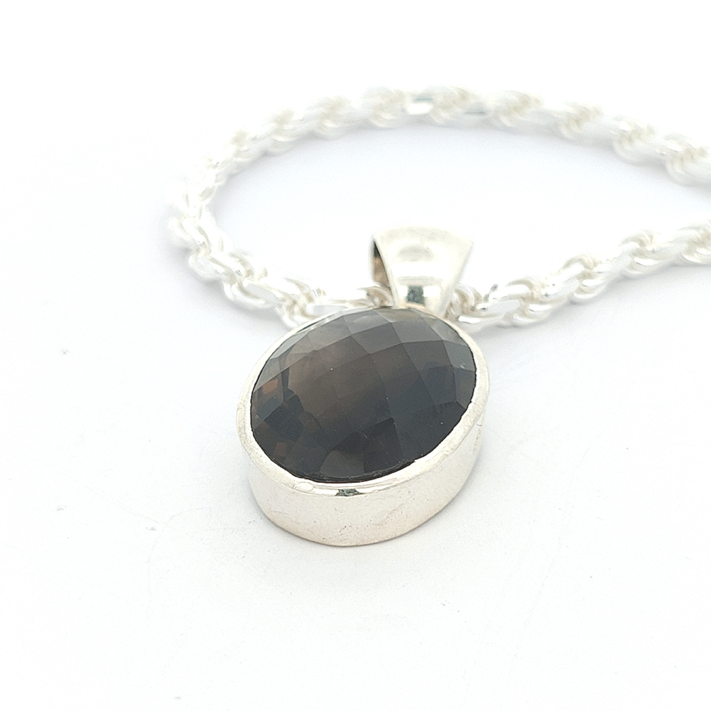 Smoky Quartz Pendant - Ashley - boothandbooth