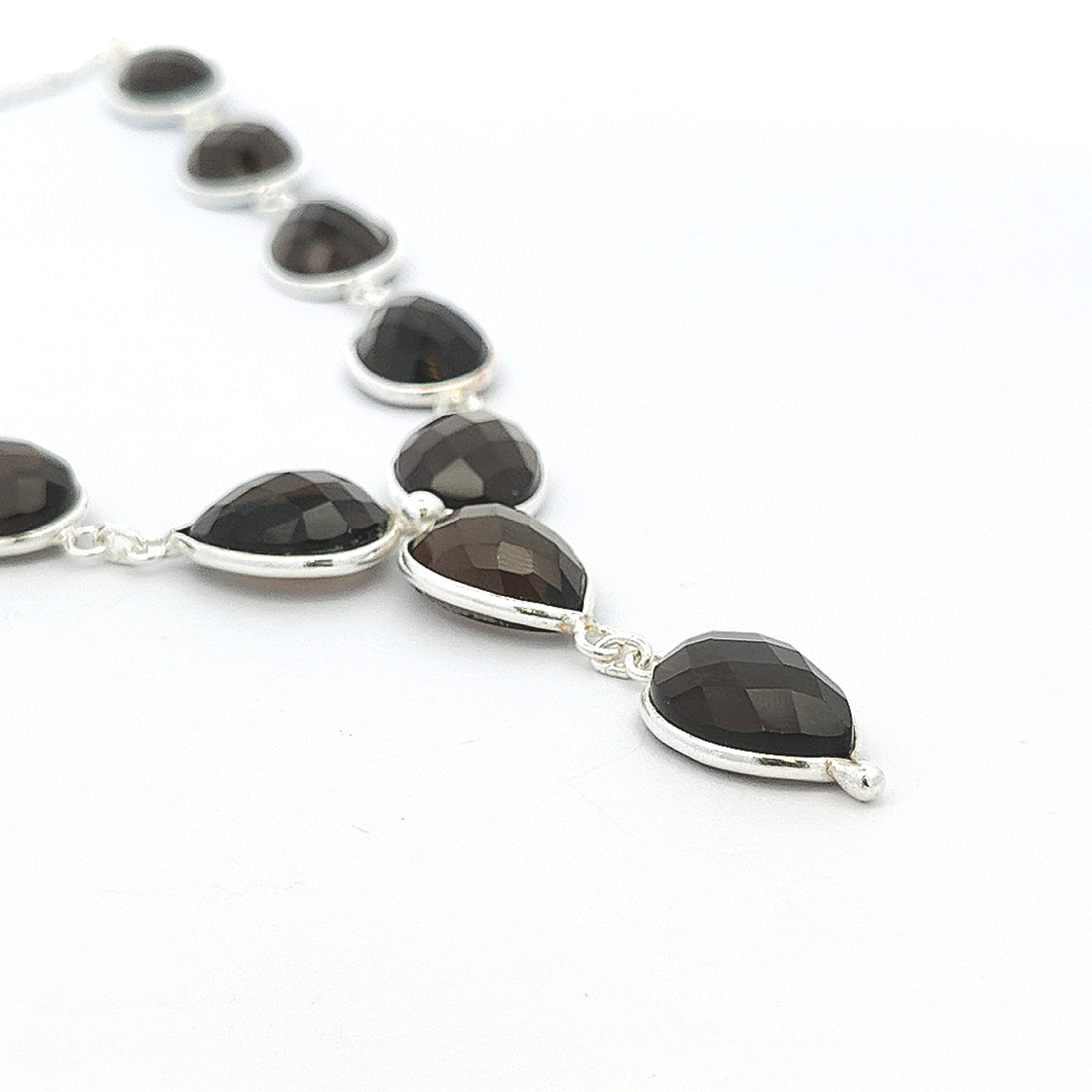 Smokey Quartz Necklace - Suzanne - boothandbooth