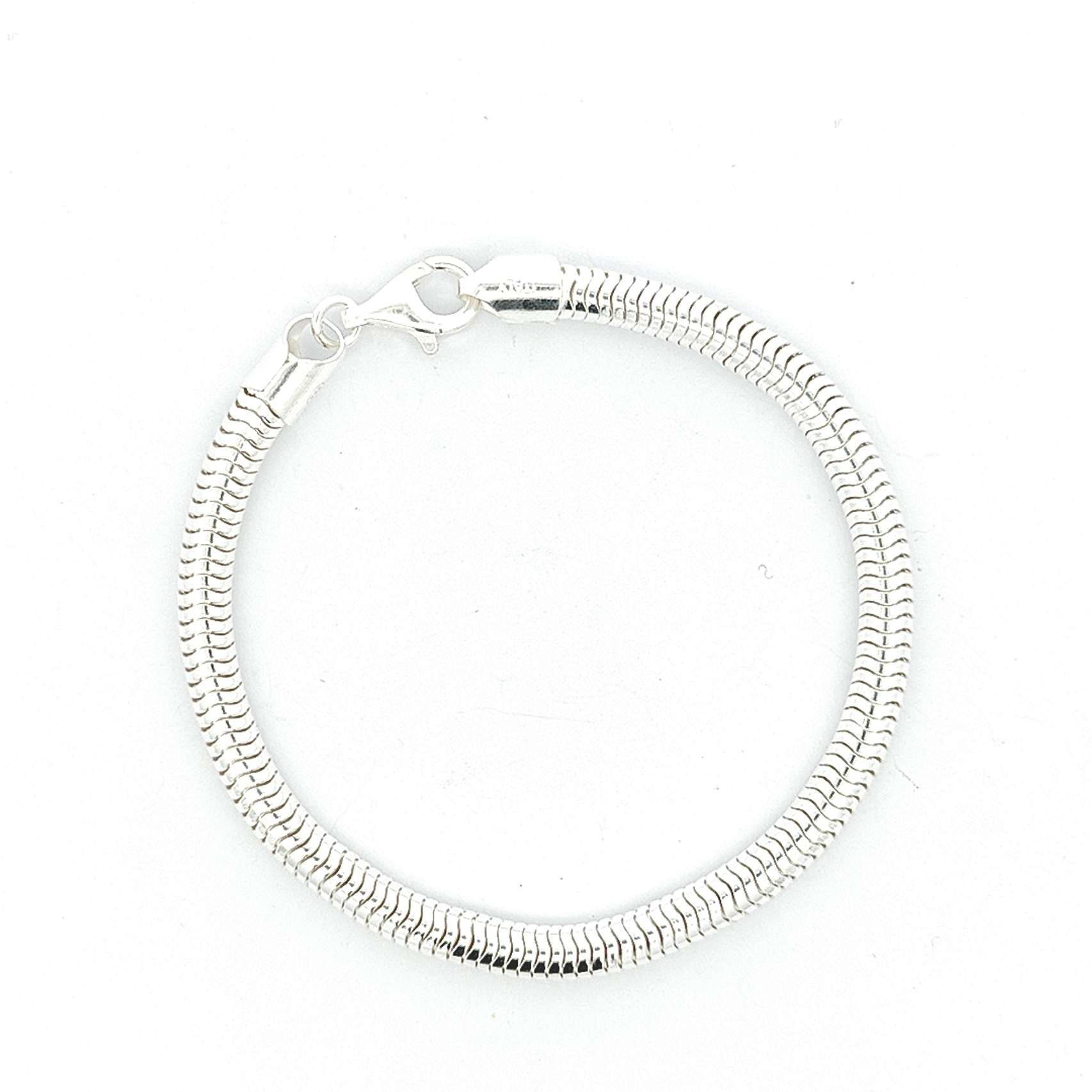 Sterling Silver Snake Bracelet - 5mm – boothandbooth