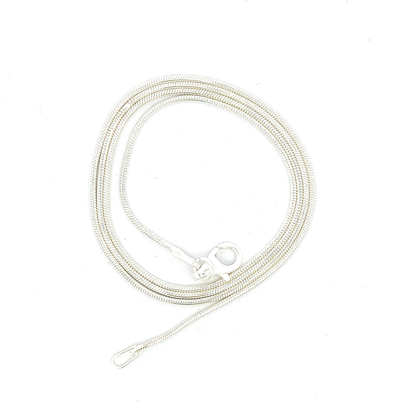 Sterling Silver Snake Chain - 1.1mm - boothandbooth