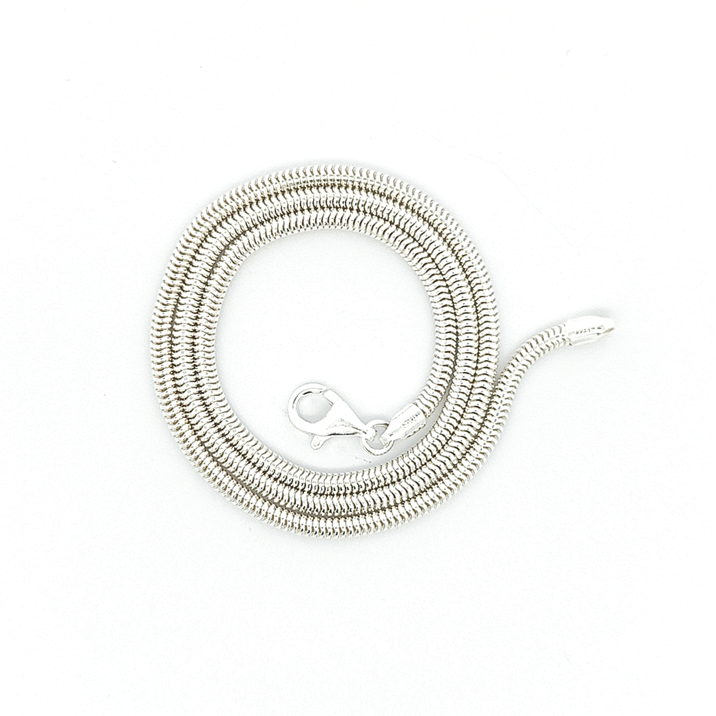 Sterling Silver Snake Chain - 3mm - boothandbooth