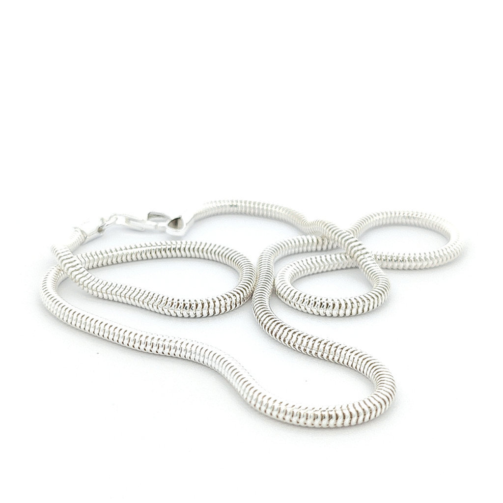 Sterling Silver Snake Chain 3mm boothandbooth