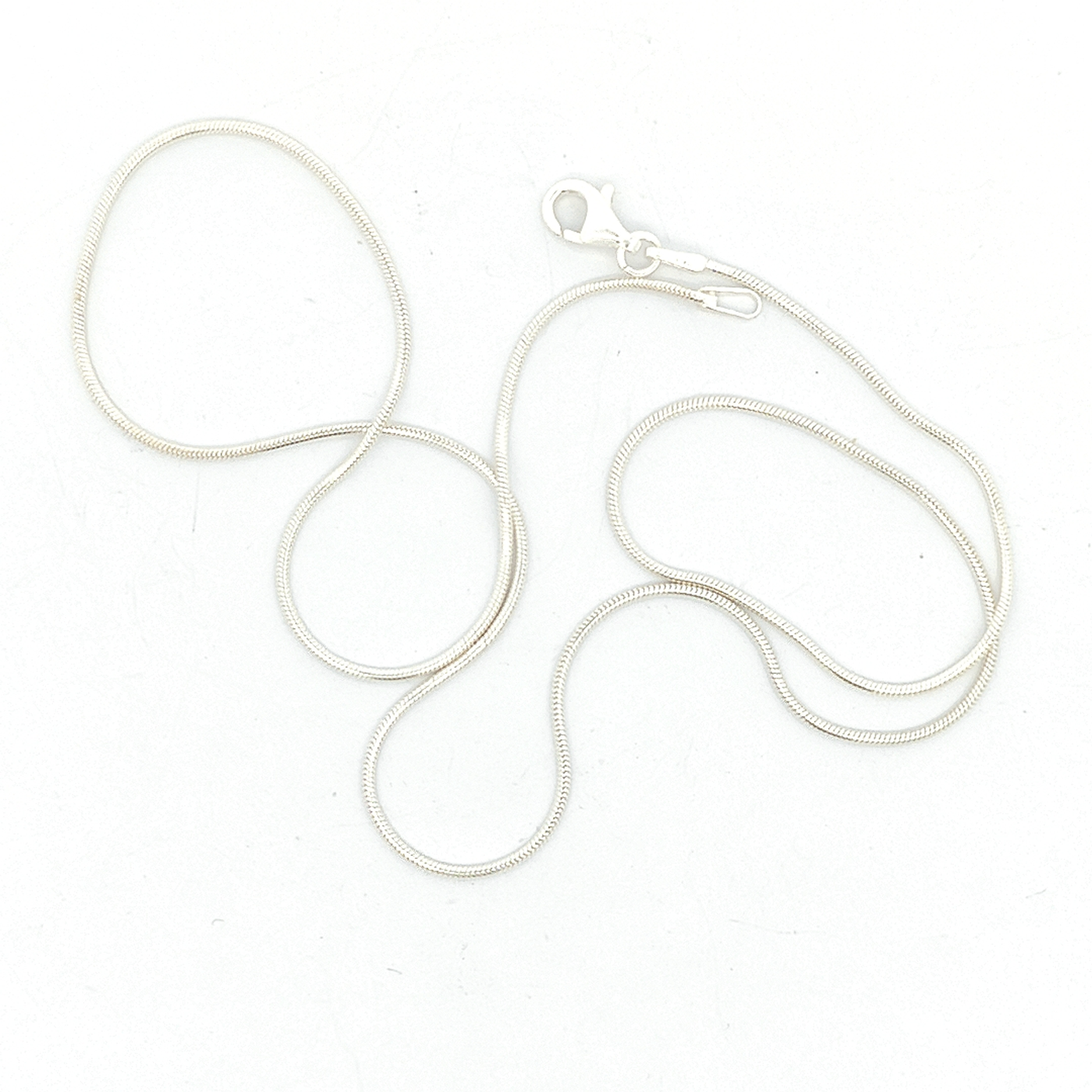 Sterling Silver Snake Chain - 1.1mm - boothandbooth