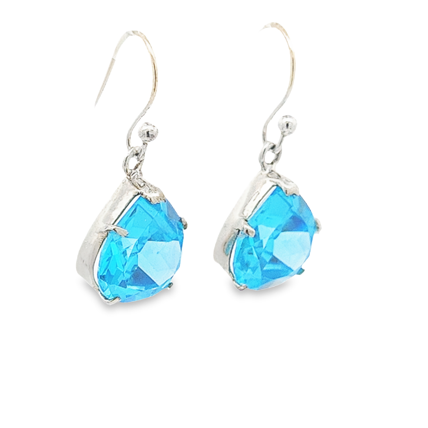 Swiss Blue Topaz Earrings - Cynthia - boothandbooth