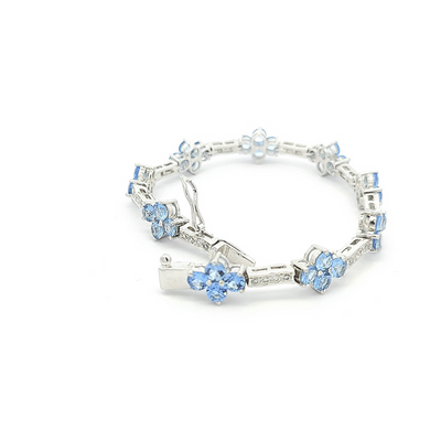 Swiss Blue Topaz Bracelet - Georgia - boothandbooth