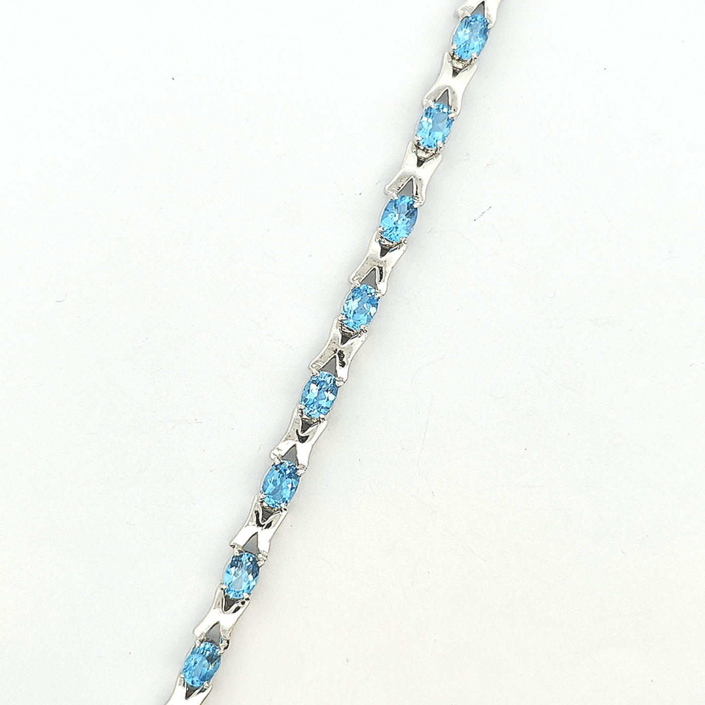 Swiss Blue Topaz Bracelet - Nicole - boothandbooth