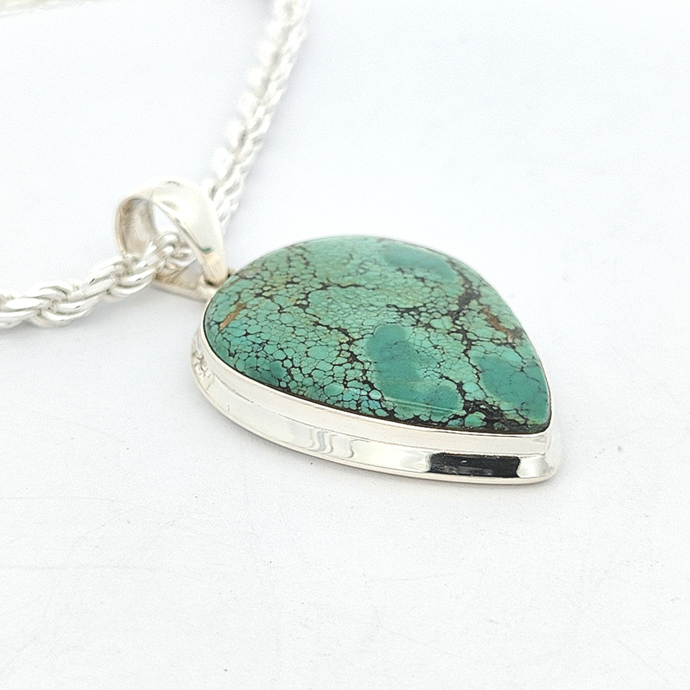 Turquoise Pendant - Delfina - boothandbooth
