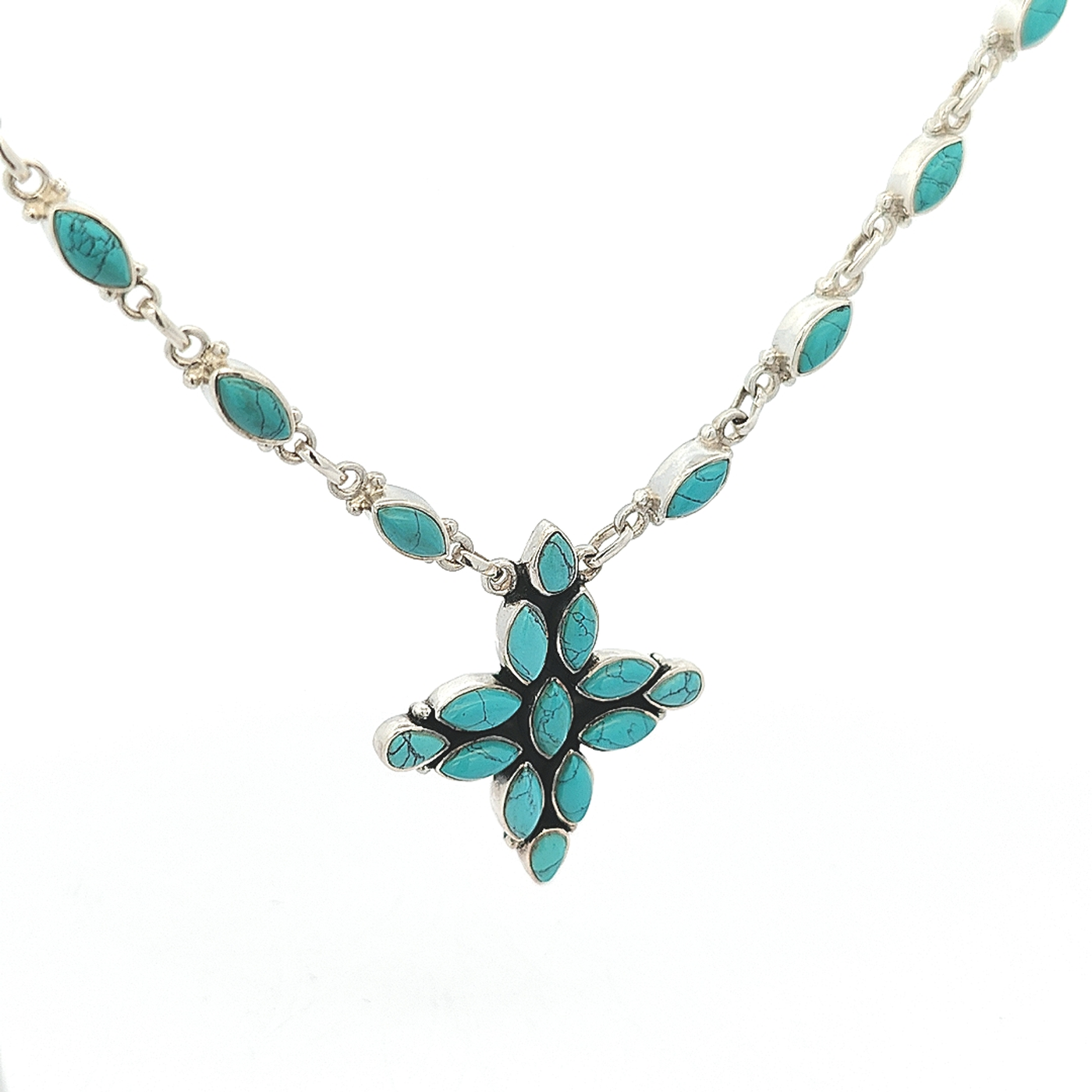 Turquoise Necklace - Inga - boothandbooth