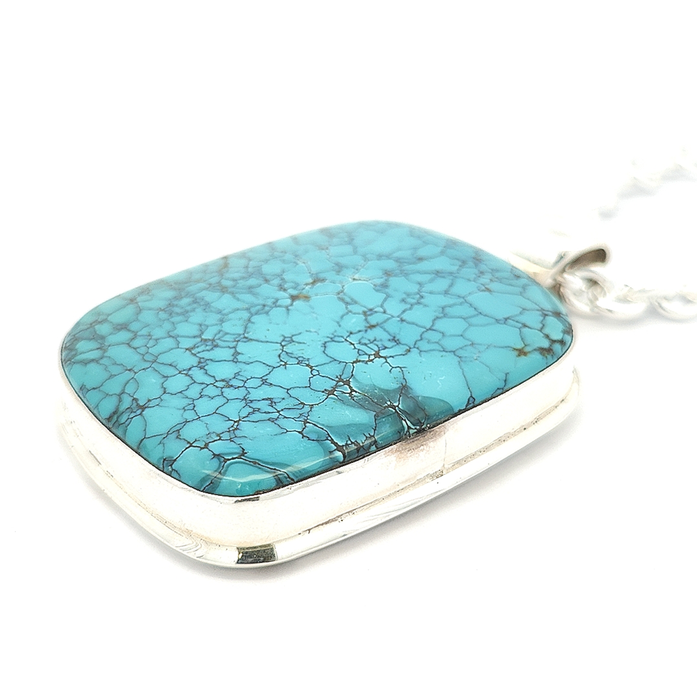 Large Turquoise Pendant - Anna - boothandbooth