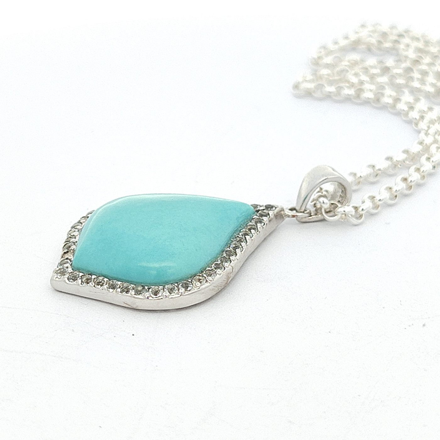 Turquoise Pendant - Angela - boothandbooth