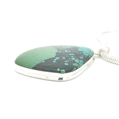 Turquoise Pendant - Cassandra - boothandbooth