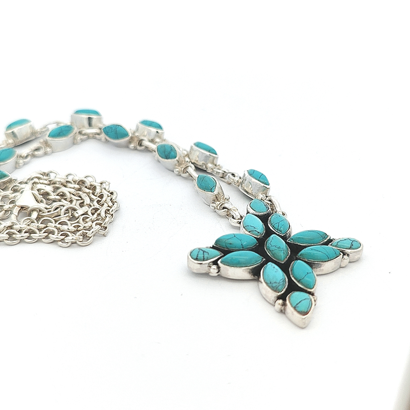 Turquoise Necklace - Inga - boothandbooth