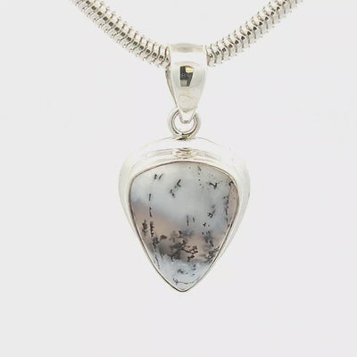 Dendritic Agate Pendant - Anita