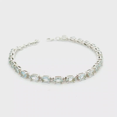 Aquamarine Bracelet - Eleanor
