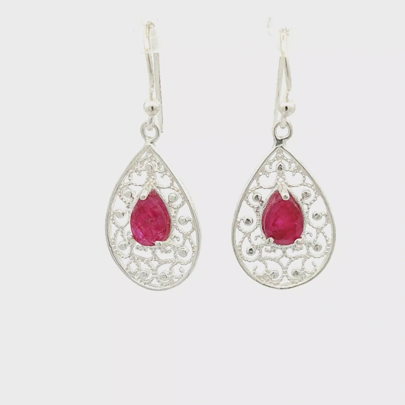 Ruby Earrings - Rebecca