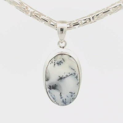 Dendritic Agate Pendant - Freya