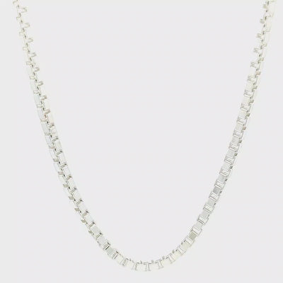 Sterling Silver Box Chain - 3.1mm