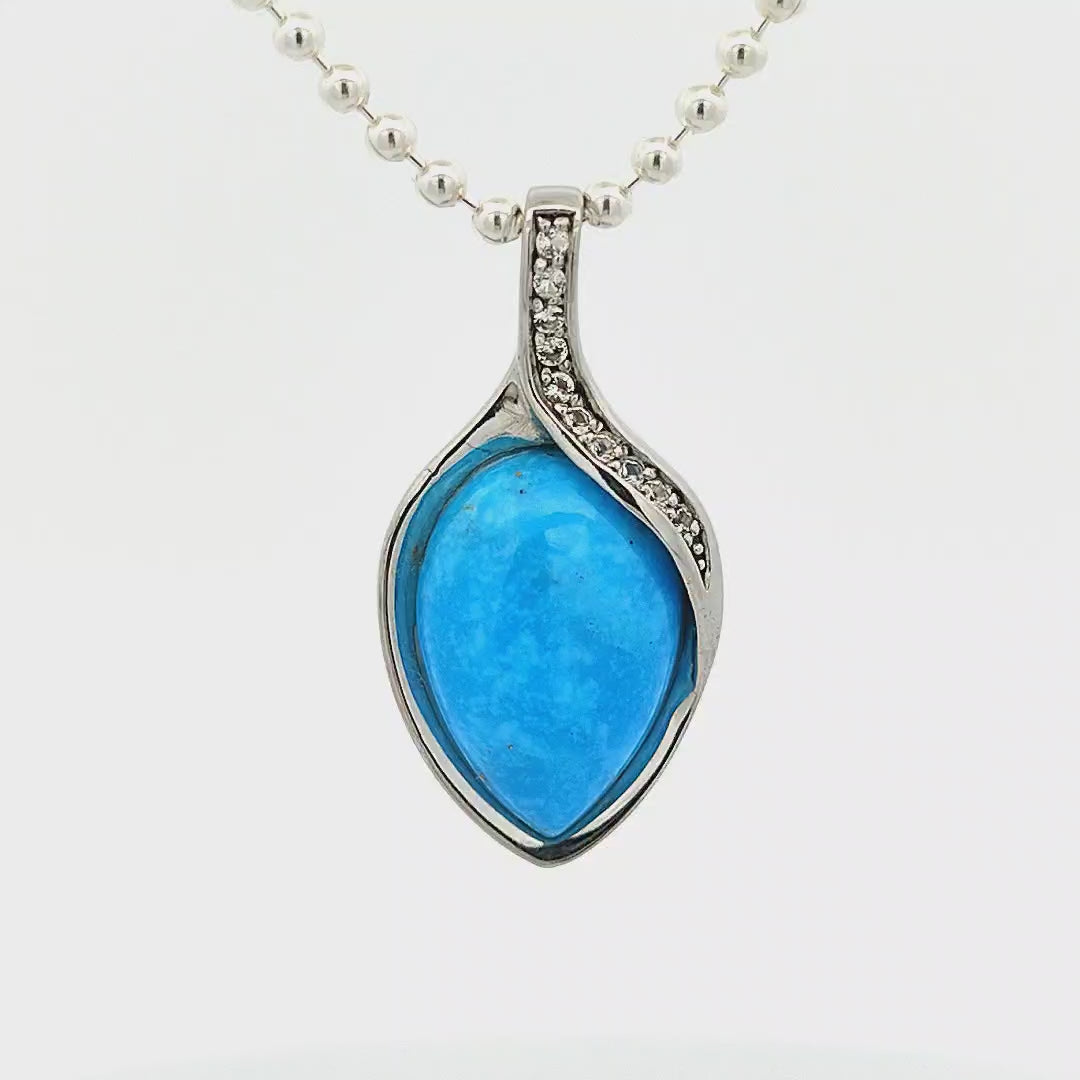 Turquoise Pendant - Paula