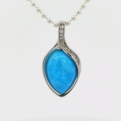 Turquoise Pendant - Paula