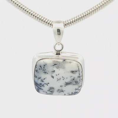 Dendritic Agate Pendant - Mia