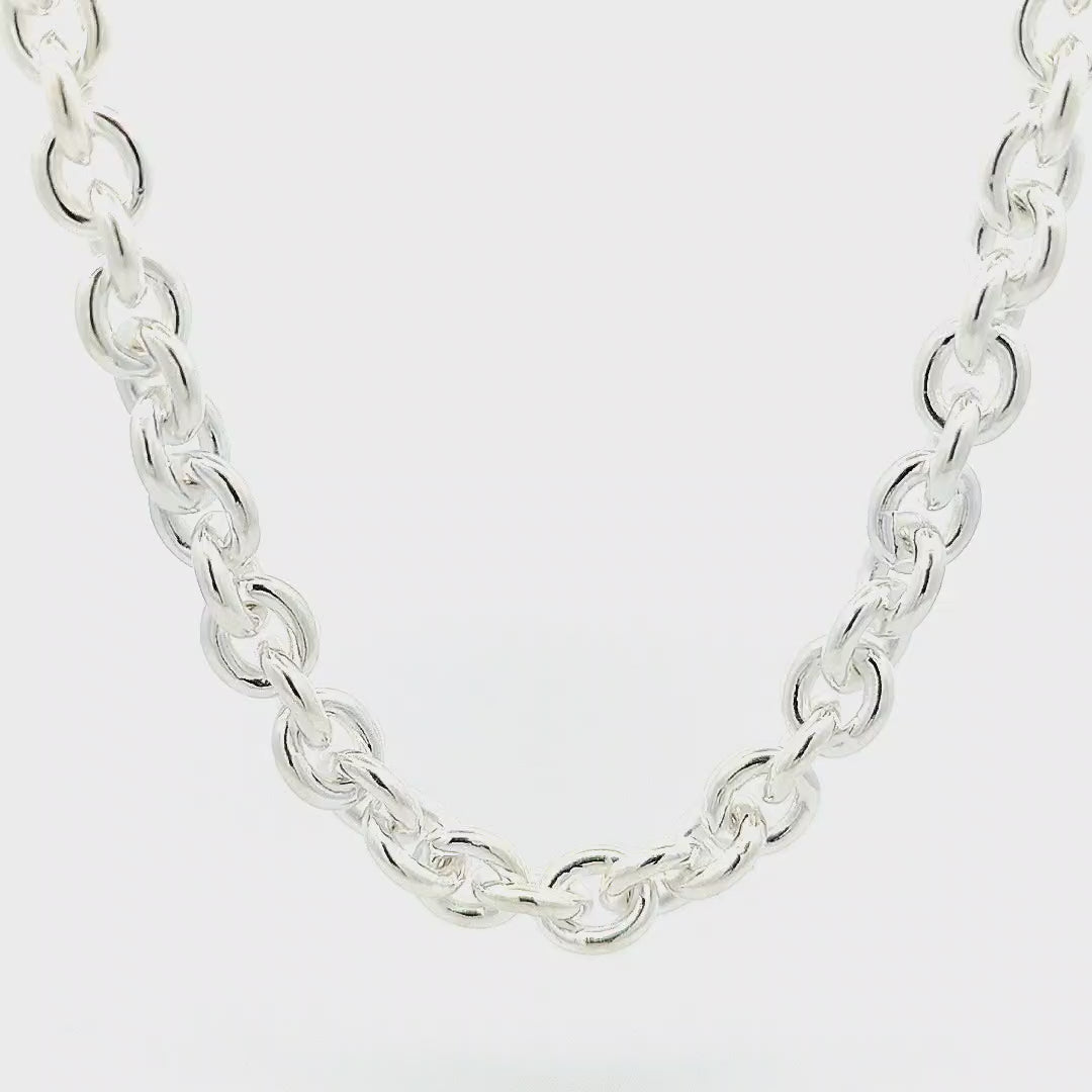 Sterling Silver Anchor Chain - 7.5mm
