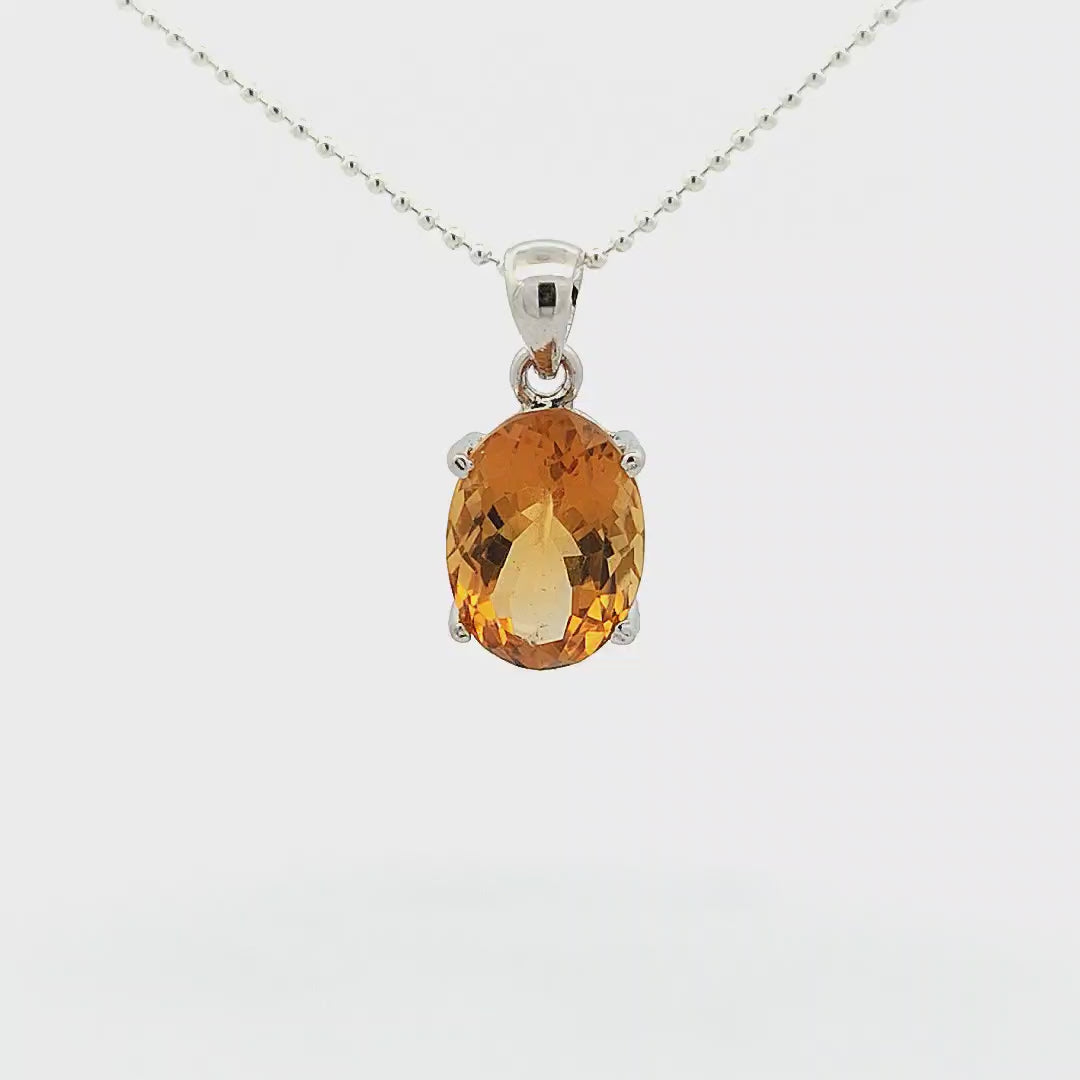 Citrine Pendant - Dulcie