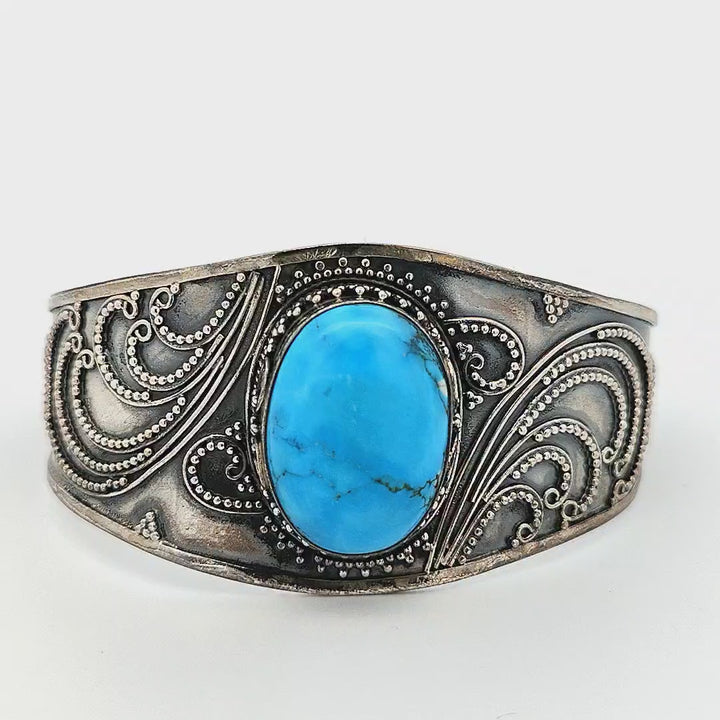 Turquoise Bangle - Tatiana | boothandbooth