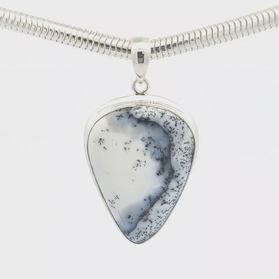 Dendritic Agate Pendant - Sallie