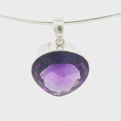 African Amethyst Pendant - Pippa