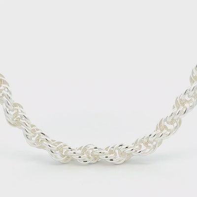 Sterling Silver Links Necklace - 11mm