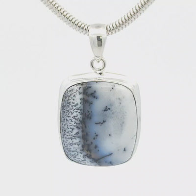 Dendritic Agate Pendant - Aveia