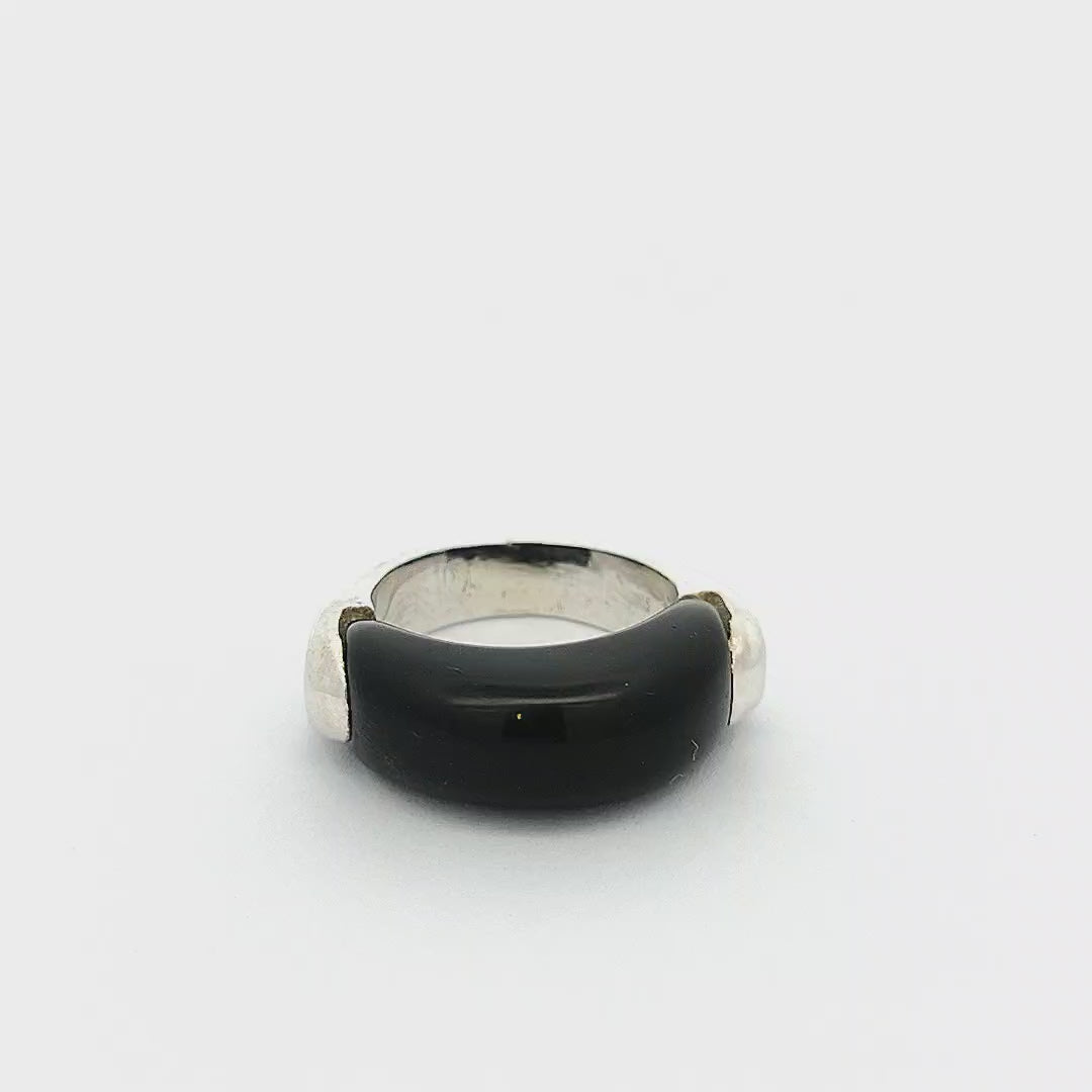 Black Onyx Ring - Hopper
