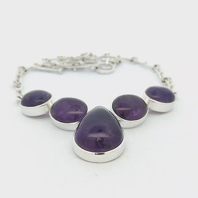 Amethyst Necklace - Bella