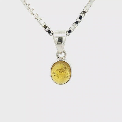 Lemon Tourmaline Pendant - Monique